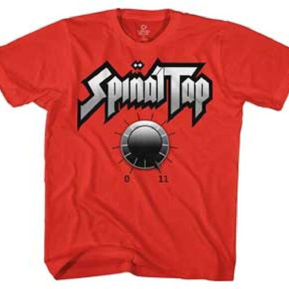 Spinal Tap 'One Louder' Amp Knob Tee, Size XL, New - Picture 1 of 3